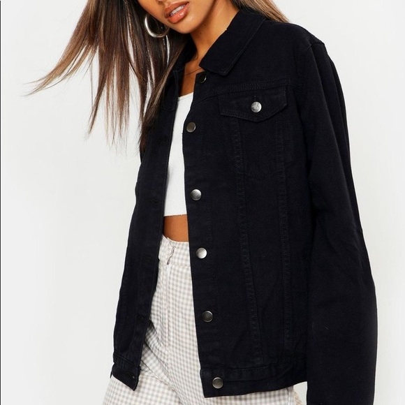 Christopher & Banks Jackets & Blazers - NWT Black Jean Jacket